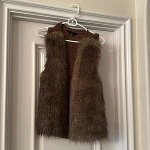 Faux fur sweater vest! From Nordstrom